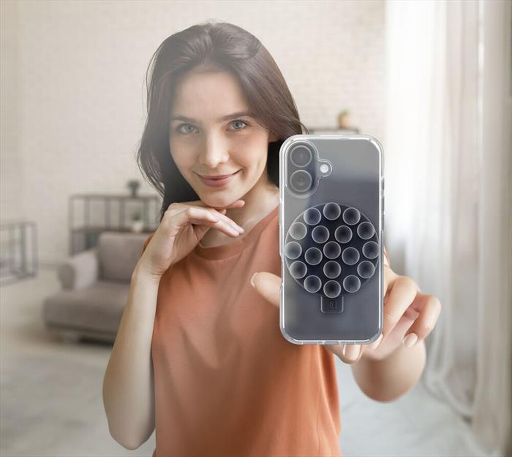 Immagine del prodotto CELLULARLINE - Supporto a doppia ventosa SELFIESUCTIONCUPK-Nero