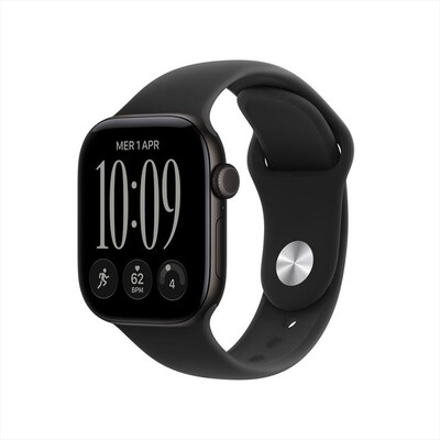 APPLE - Watch Series 12 GPS 42mm Alluminio Nero-Sport Band Nero - S/M