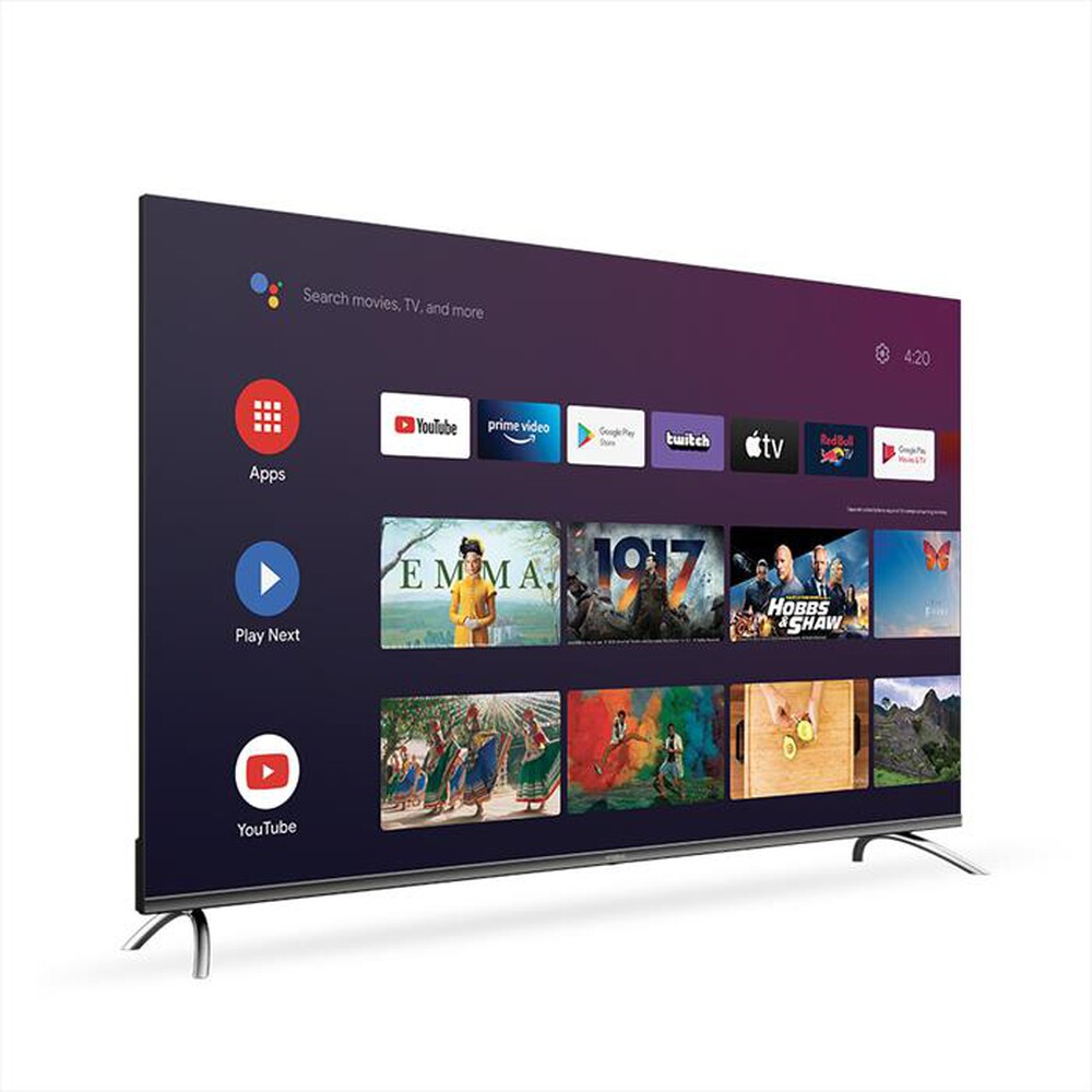 "STRONG - Smart TV LED UHD 4K 55\" SRT55UD7553-argento"