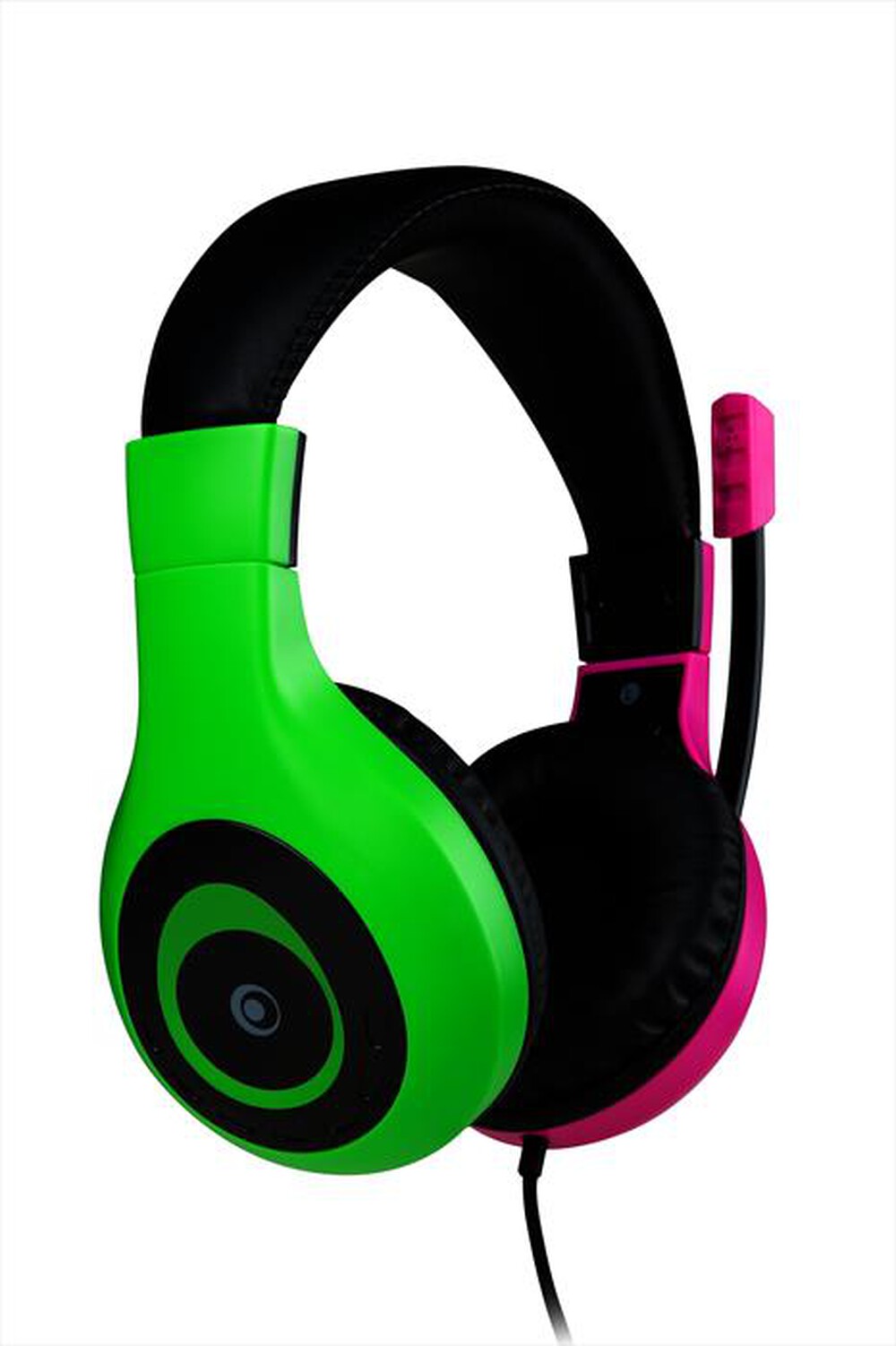 "BIG BEN - CUFFIE STEREO GAMING V1 BICOLOR VIOLA/VERDE SWITCH-Viola/Verde"