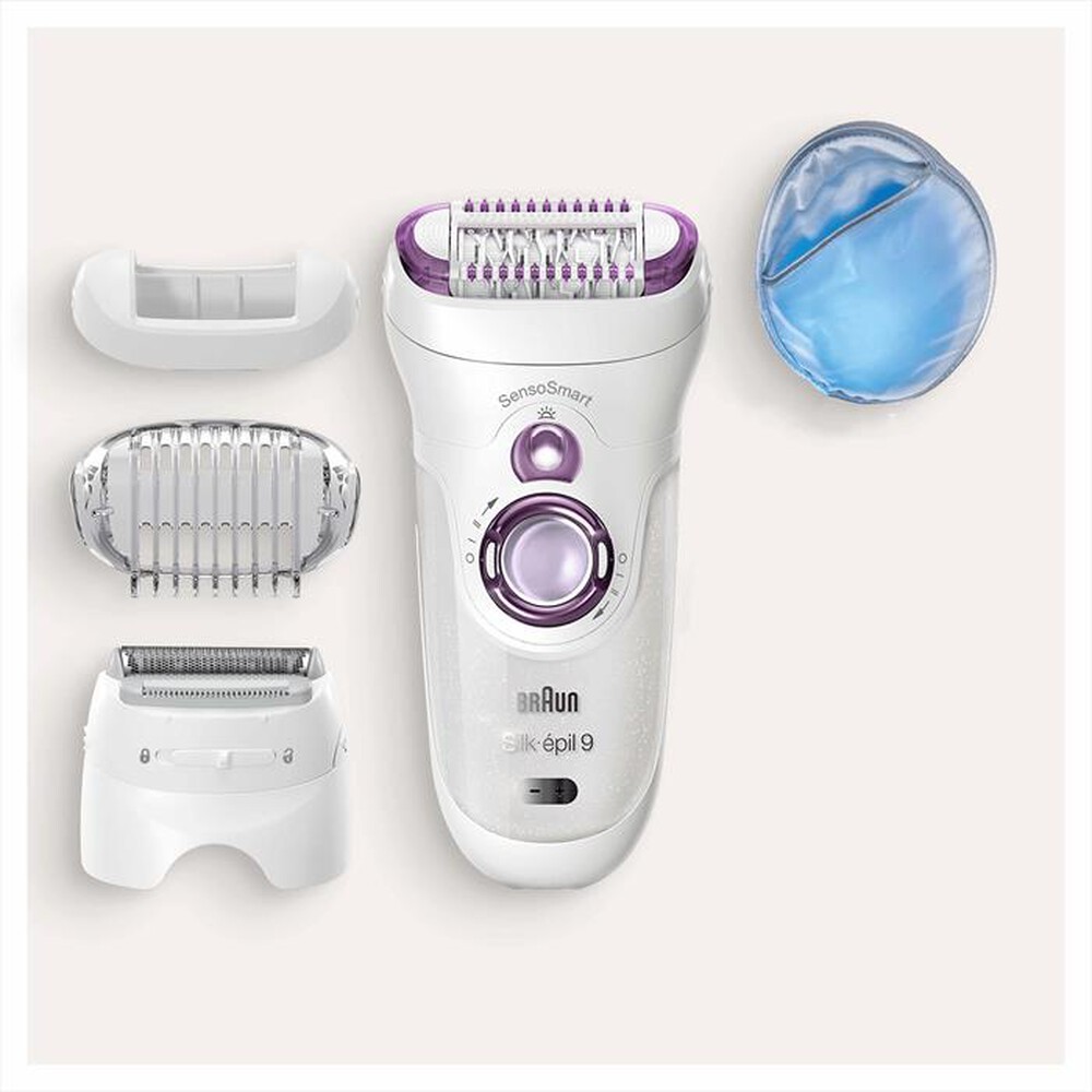 "BRAUN - Silk-épil 9 9-710-Bianco/Viola"