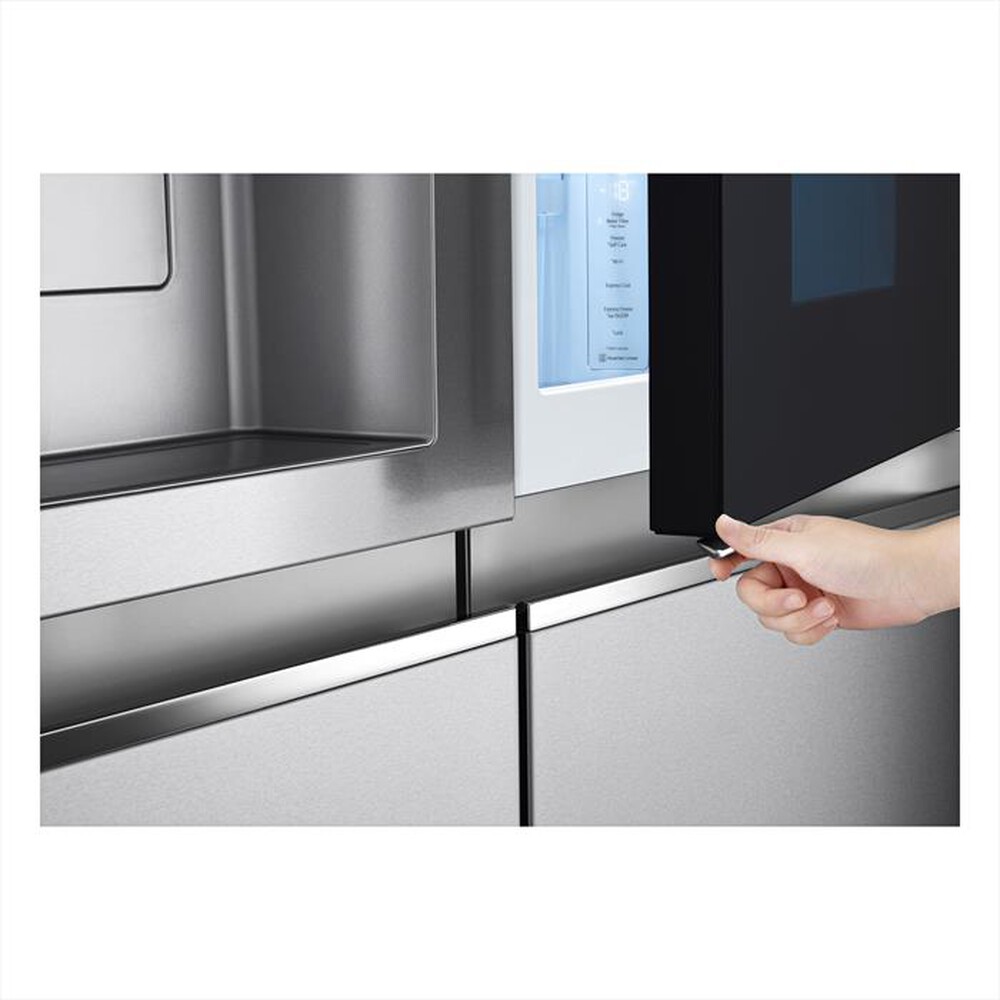 "LG - Frigorifero side by side GSXV90BSAE Classe F-Noble Steel"