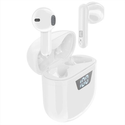 CELLULARLINE - BTSEEKTWSW Auricolari Bluetooth-Bianco