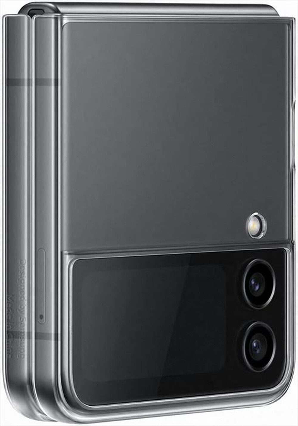 "SAMSUNG - Clear Slim Cover Galaxy Z Flip 4-Trasparente"