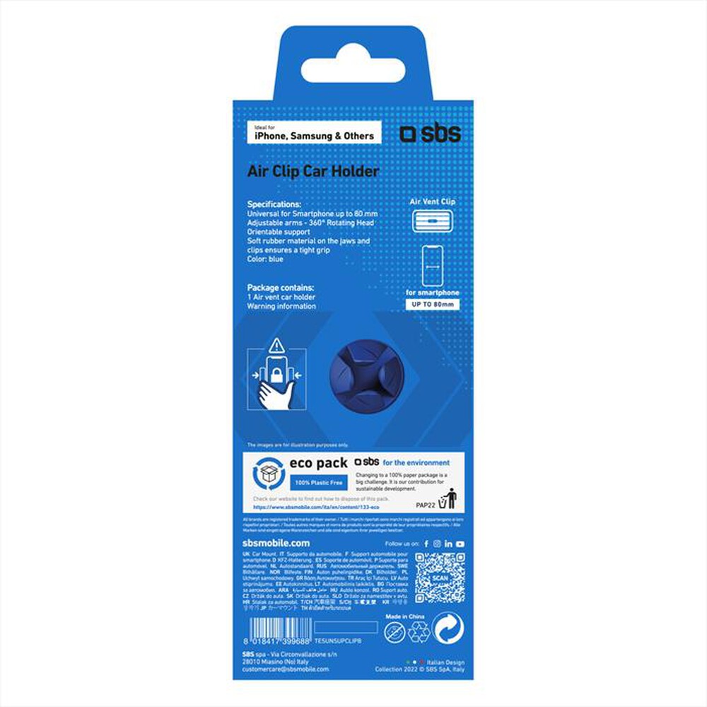 "SBS - TESUNSUPCLIPB-Blu"