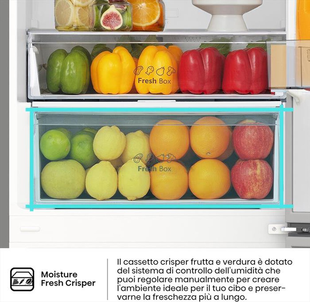 "HISENSE - Frigorifero combinato RB440N4ACA Classe A 336 lt-Inox"