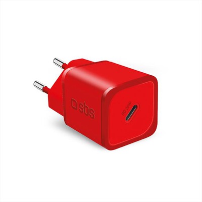 SBS - Caricatore da muro TETRGAN1C20R-Rosso