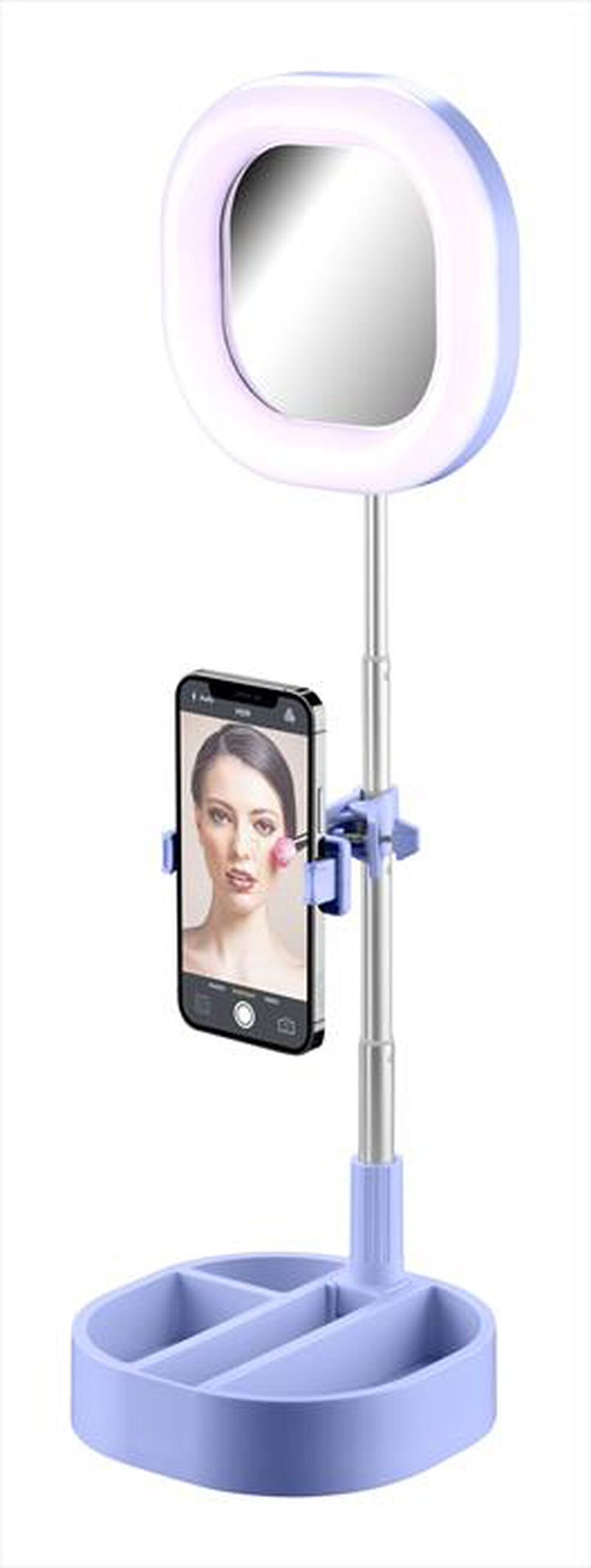 Immagine del prodotto CELLULARLINE - SELFIERINGMIRRORU-Azzurro