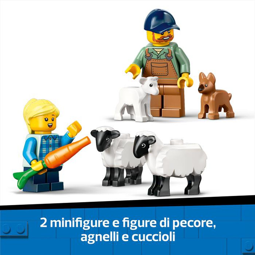 Immagine del prodotto LEGO - CITY Trattore agricolo con rimorchio e pecore60461