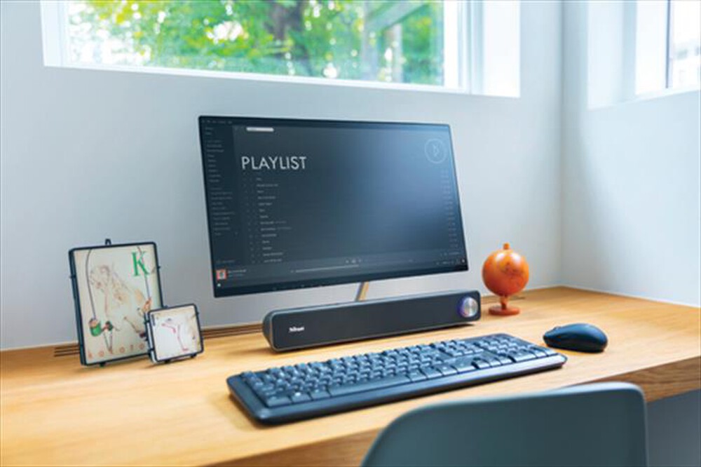 "TRUST - ARYS PC SOUNDBAR-Black/Grey"
