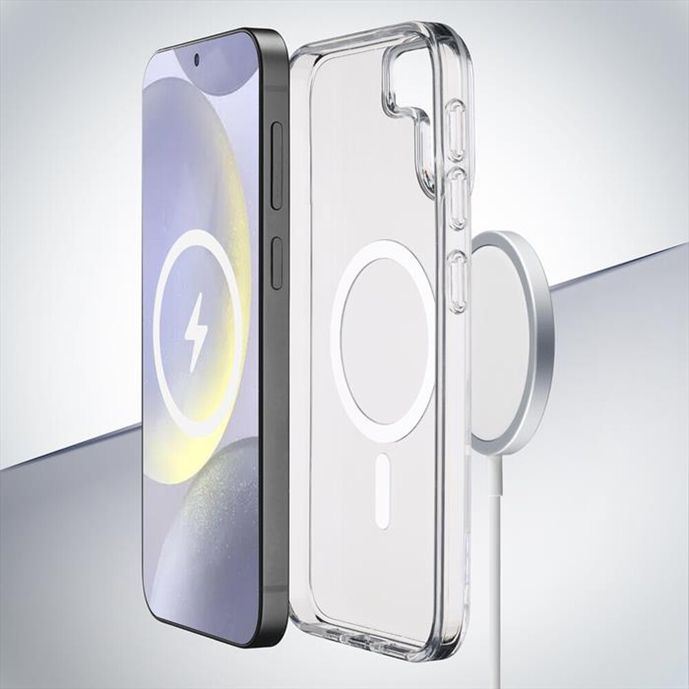 Immagine del prodotto CELLULARLINE - Custodia magnetica GLOSS MAG per Galaxy S25+-Trasparente
