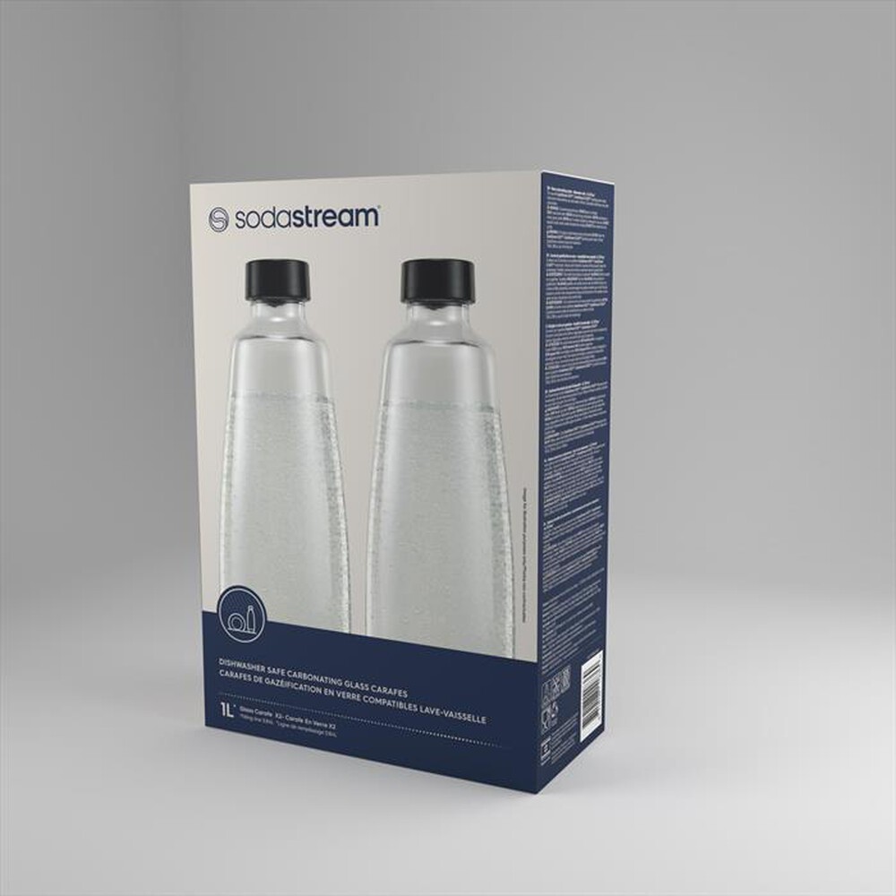 "SODASTREAM - BIPACK BOTT. VETRO DUO 1 L-Trasparente"