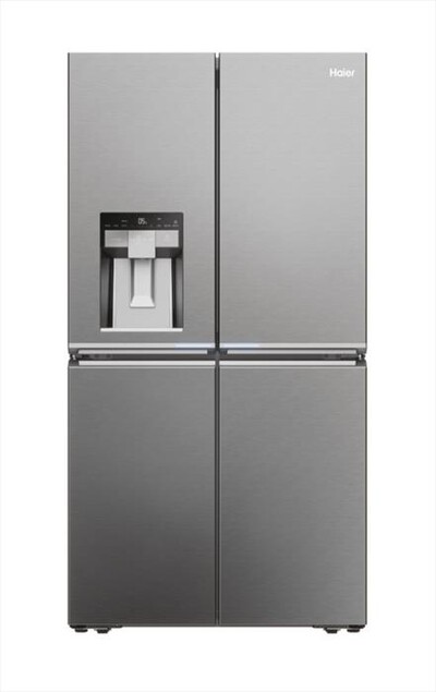 HAIER - Frigorifero side by side HCR7918EIMP ClasseE 601lt-Platino, Acciaio inossidabile