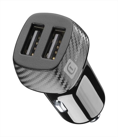 CELLULARLINE - USB Car Charger Dual-Nero