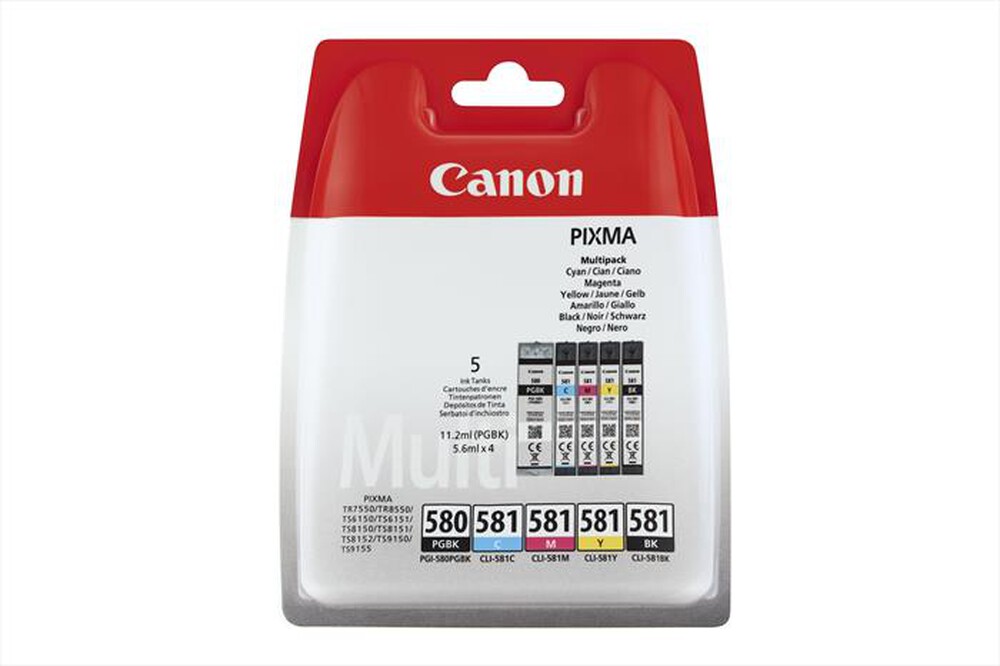 "CANON - Cartuccia PGI-580/CLI-581 BK/CMYK MULTI BL-Multi"
