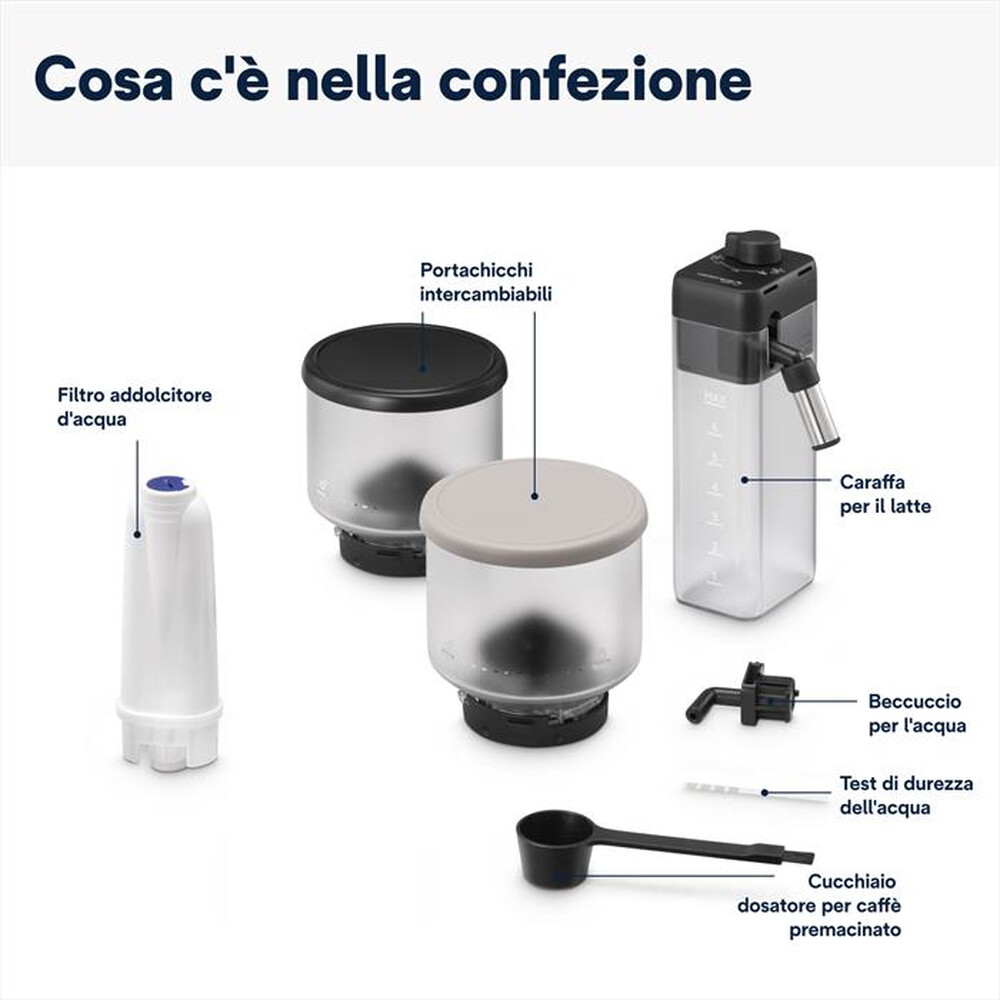 Immagine del prodotto DE LONGHI - Macchina da caff&egrave; automatica RIVELIA EXAM440.55.BG-Beige (sand beige)