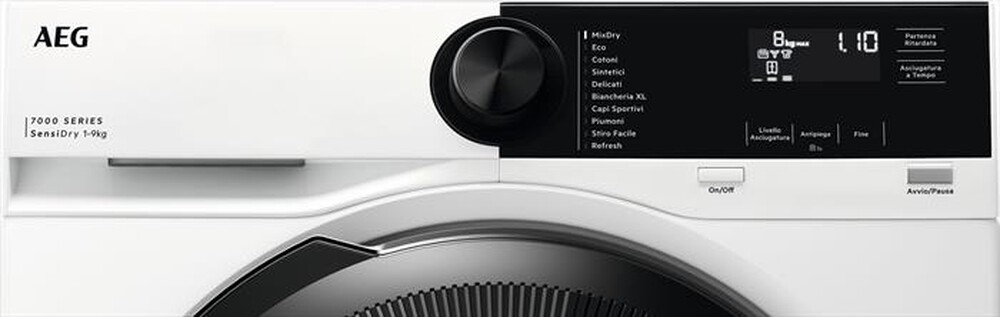 Immagine del prodotto AEG - Asciugatrice TR7HE9C 9 Kg Classe C-Bianco
