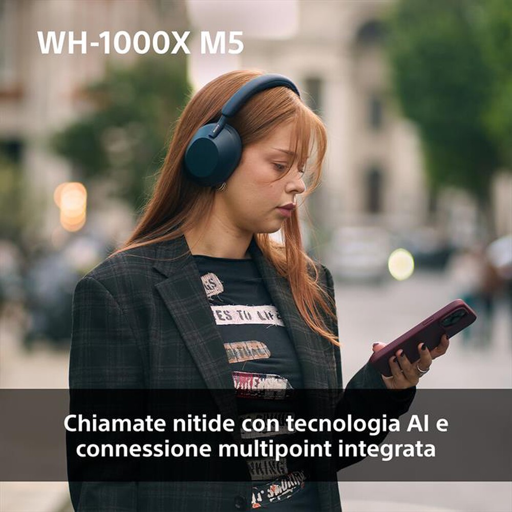 Immagine del prodotto SONY - Cuffie wireless WH1000XM5B.CE7-Nero
