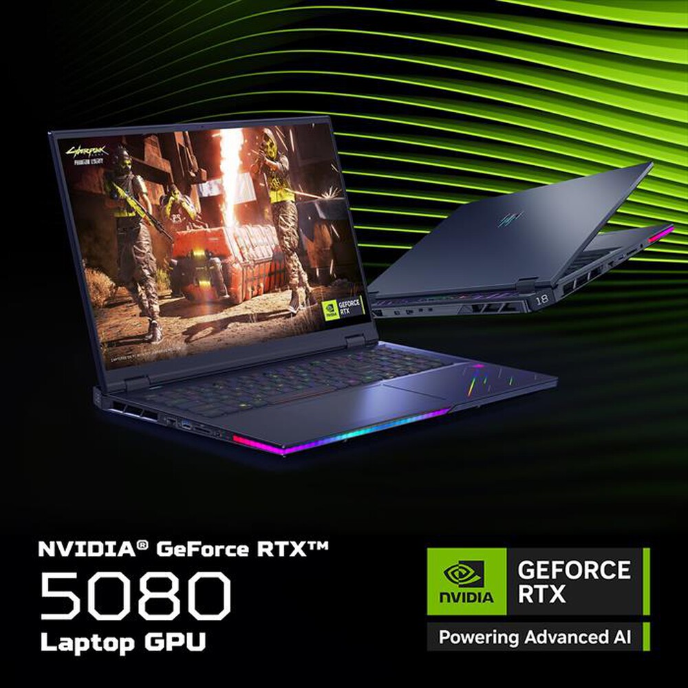 Immagine del prodotto ACER - NOTEBOOK PREDATOR HELIOS 18 AI PH18-73-95RF 18"-Nero
