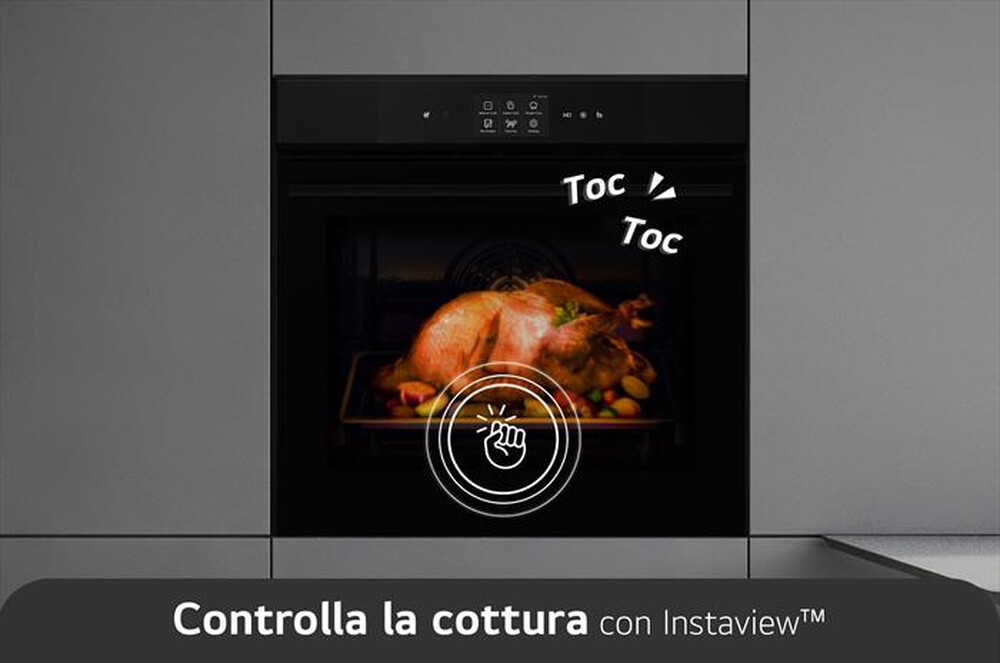 Immagine del prodotto LG - Forno incasso elettrico INSTAVIEW WSED7667M  A++-Black Matte