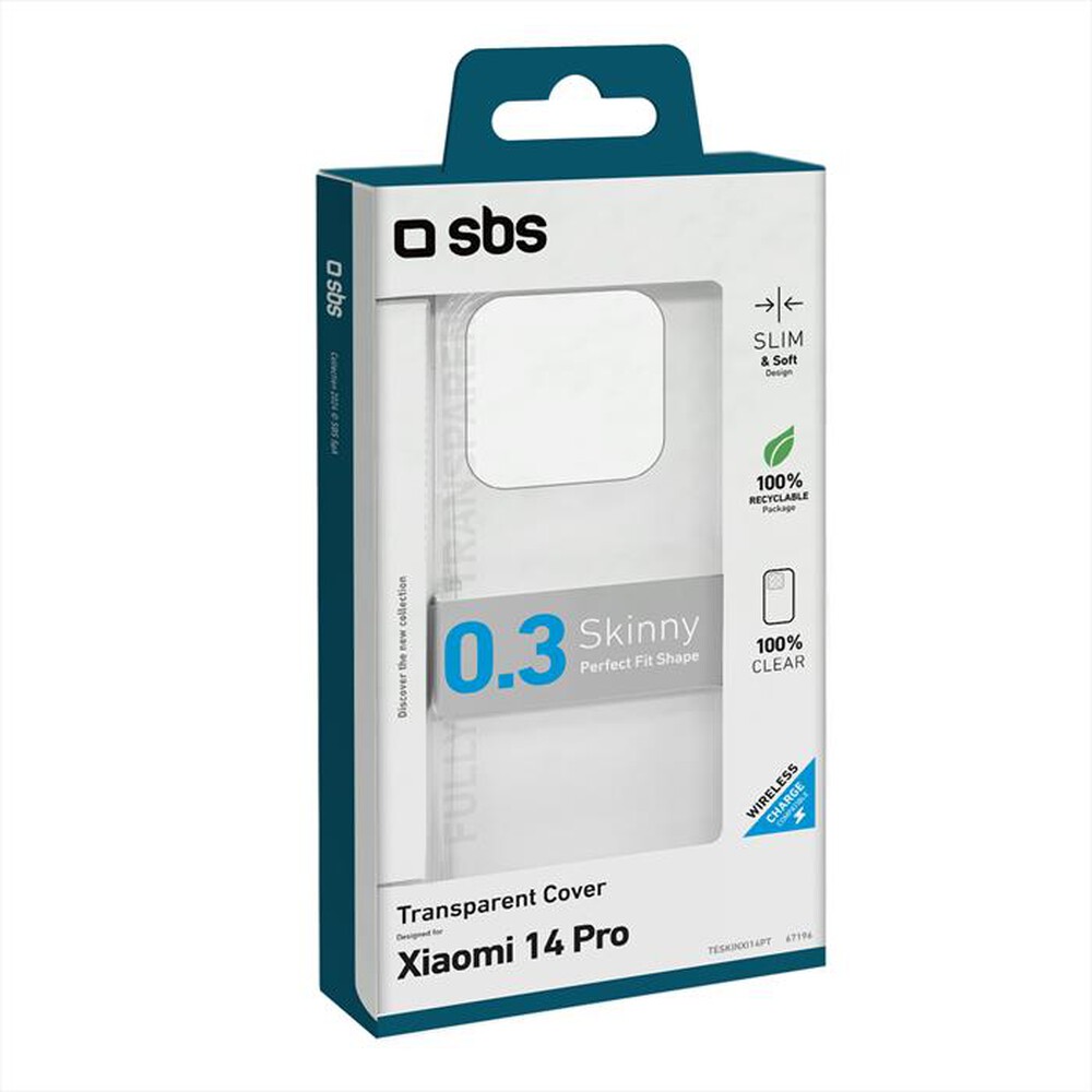"SBS - Cover Skinny TESKINXI14PT Xiaomi 14 Pro-Trasparente"
