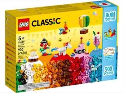 LEGO - CLASSIC Party box creativa - 11029-Multicolore