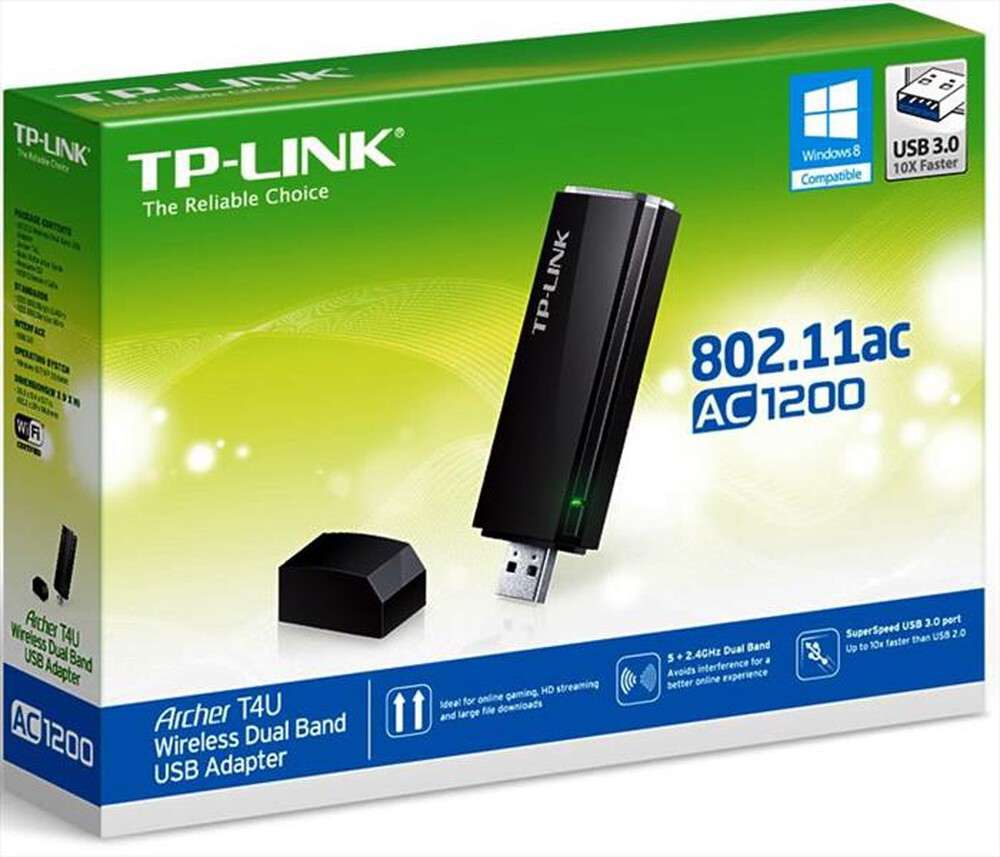 "TP-LINK - ADATTATORE WI-FI AC1200"