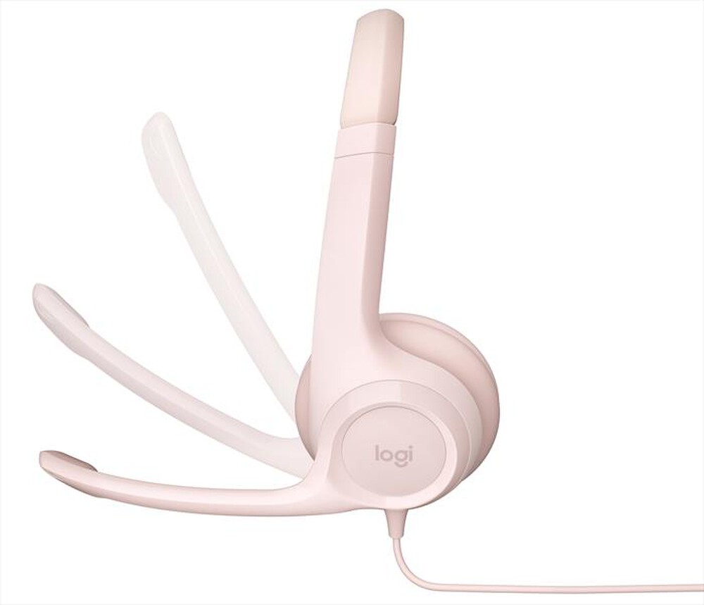 "LOGITECH - Cuffia con microfono H390-Rosa"