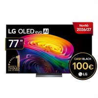 LG - Smart TV OLED Evo AI 77" C6 PRO OLED77C66LB-Charcoal Black, 