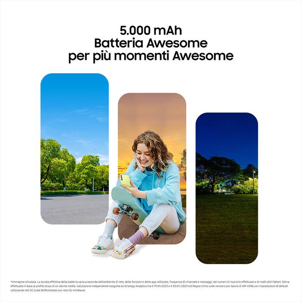 "SAMSUNG - GALAXY A34 5G 256GB-Awesome Silver"