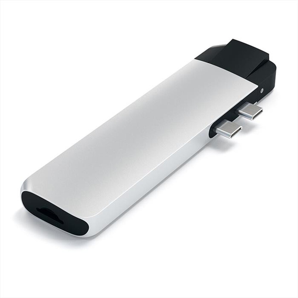 "SATECHI - PRO HUB USB-C CON ETHERNET + HDMI 4K-argento"