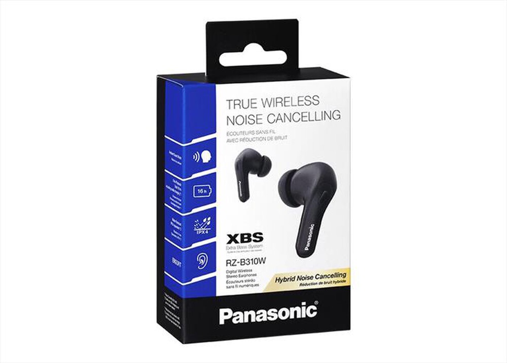 Immagine del prodotto PANASONIC - Auricolari TWS RZ-B310WDE-K, ANC, IPX4-NERO