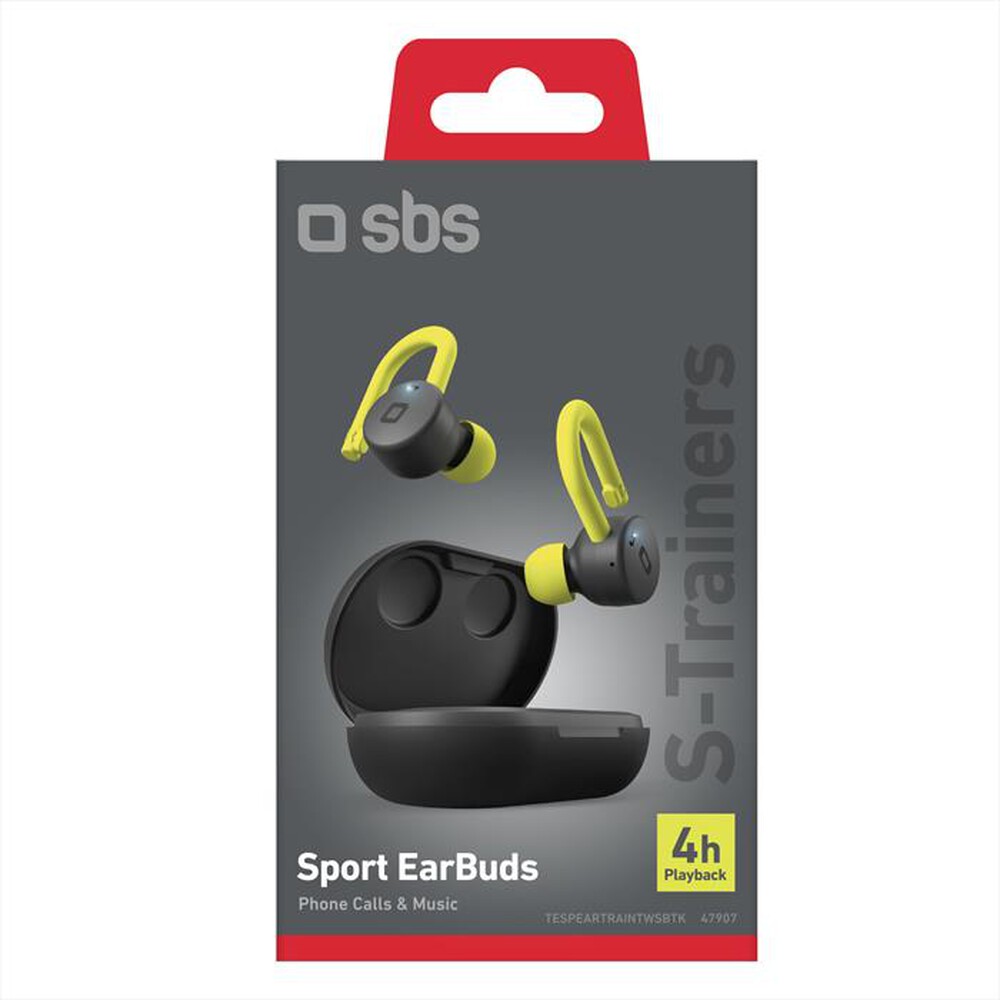 "SBS - Auricolare bluetooth TESPEARTRAINTWSBTK-Nero"