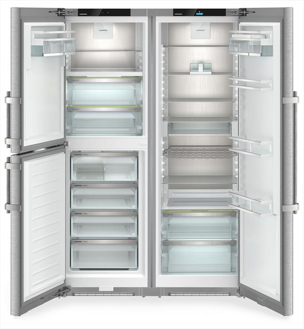 "LIEBHERR - Frigorifero side by side XRCSD 5255-20 Classe D-Acciaio SmartSteel / Silver"