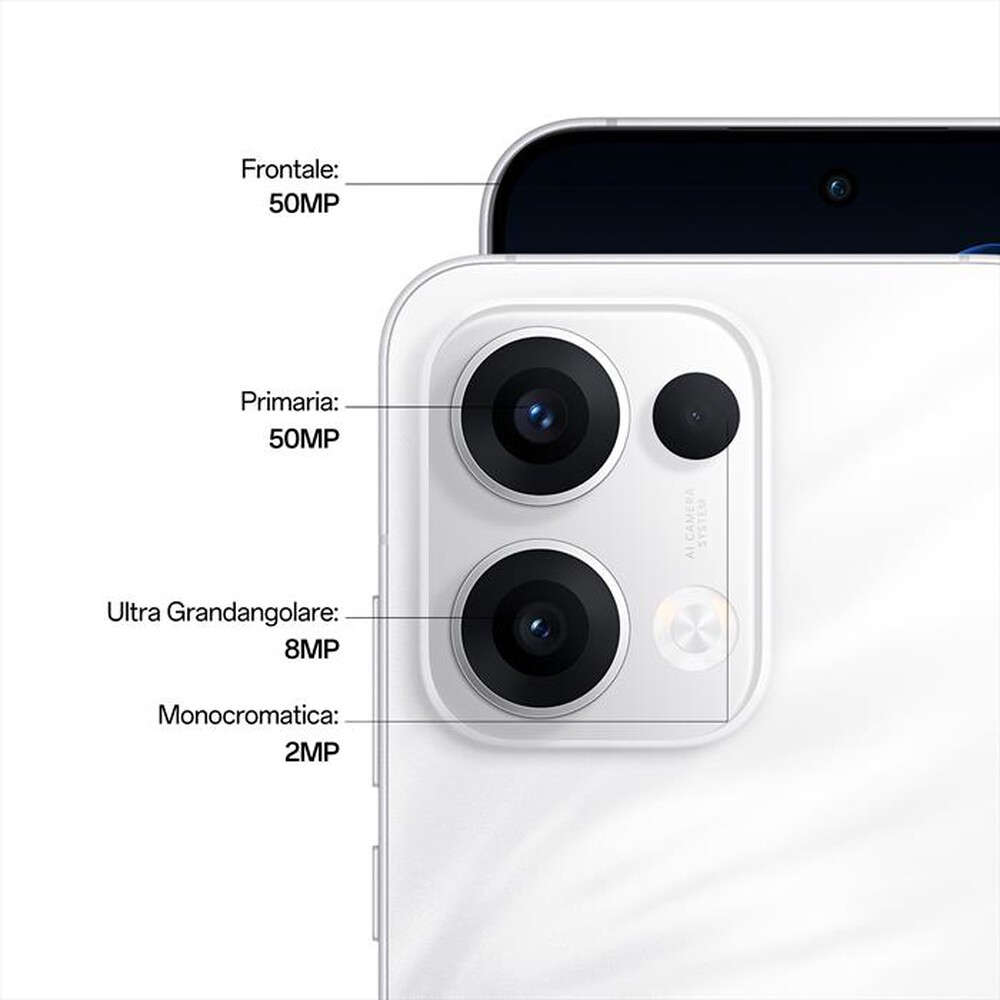 "OPPO - Smartphone RENO13 5G 12+256-Plume White"