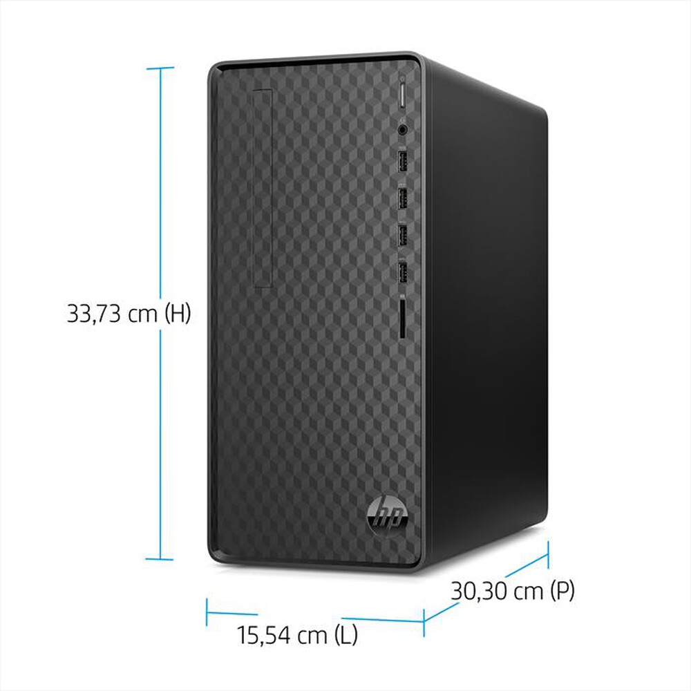 "HP - DESKTOP M01-F2003NL-Dark Black"