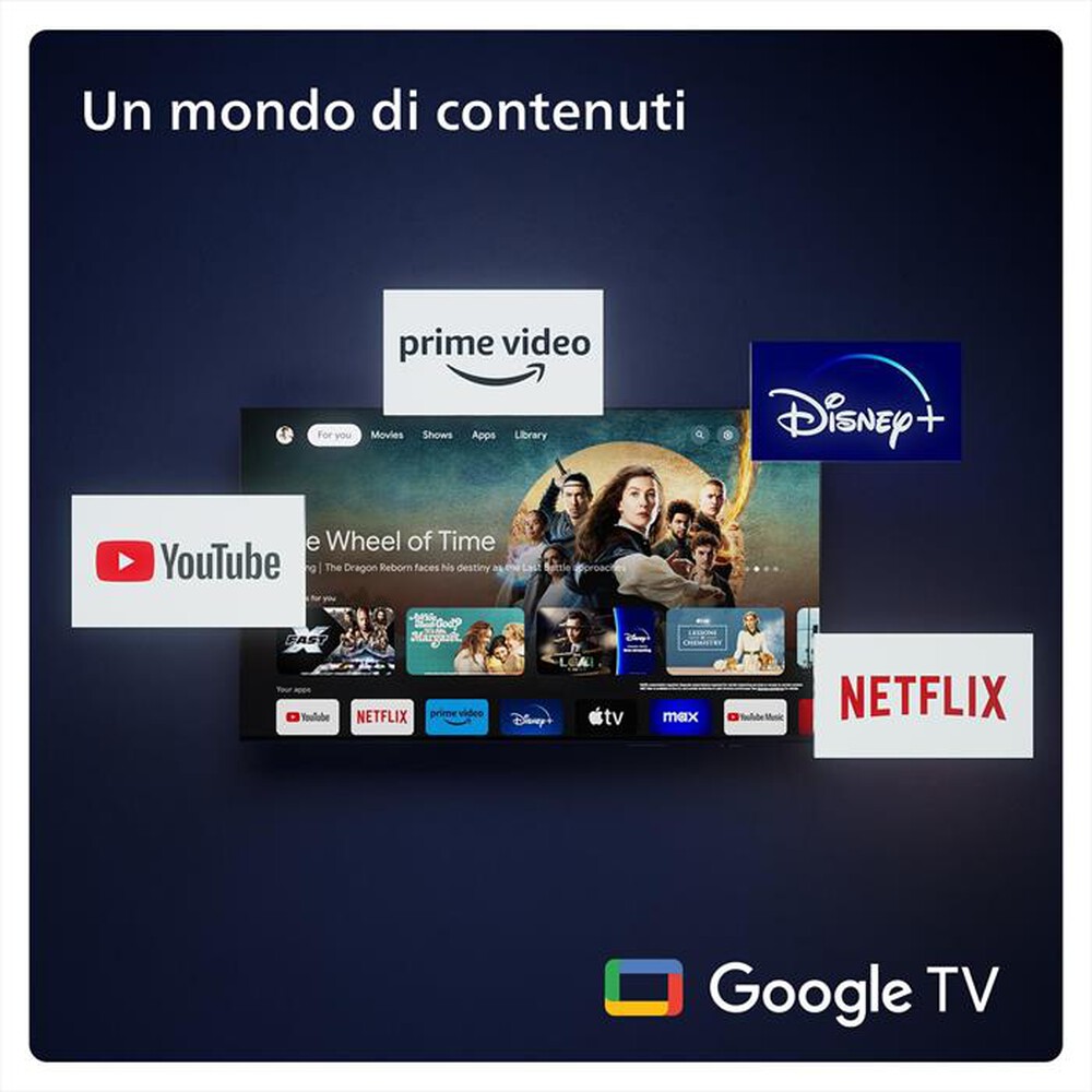 Immagine del prodotto PHILIPS - Smart TV LED UHD 4K 65" 65PML8709/12-Black