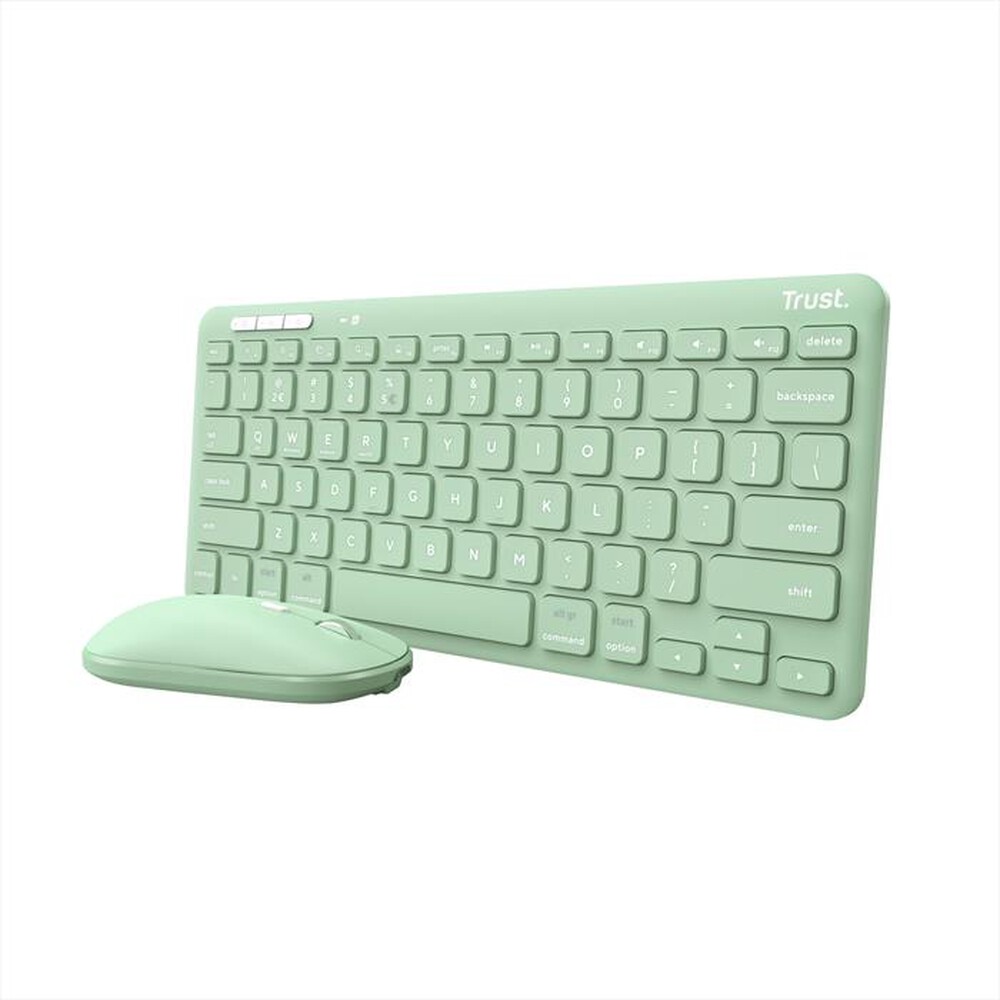 "TRUST - LYRA WL KEYBOARD & MOUSE-Green"