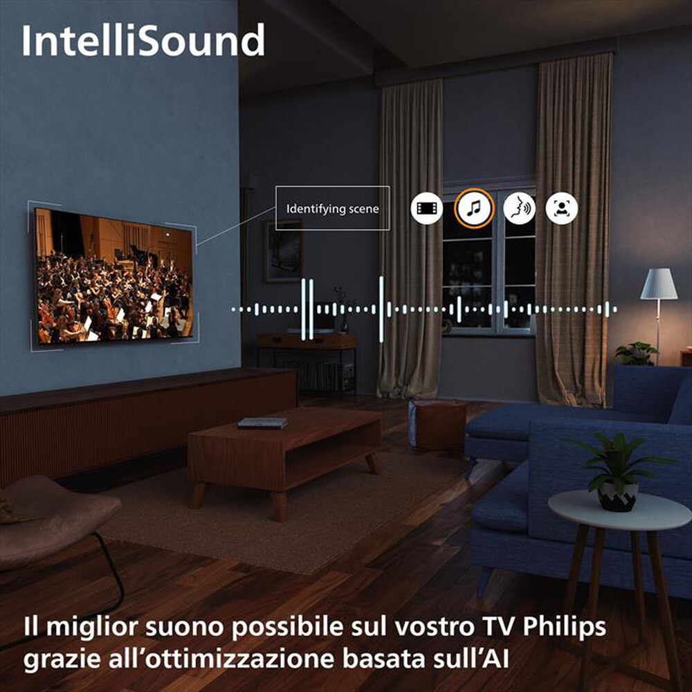 Immagine del prodotto PHILIPS - Smart TV LED UHD 4K 55" 55PUS7000/12-Black