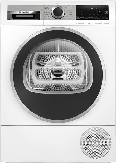 BOSCH - Asciugatrice WQG245C0IT 9Kg Classe A+++-BIANCA
