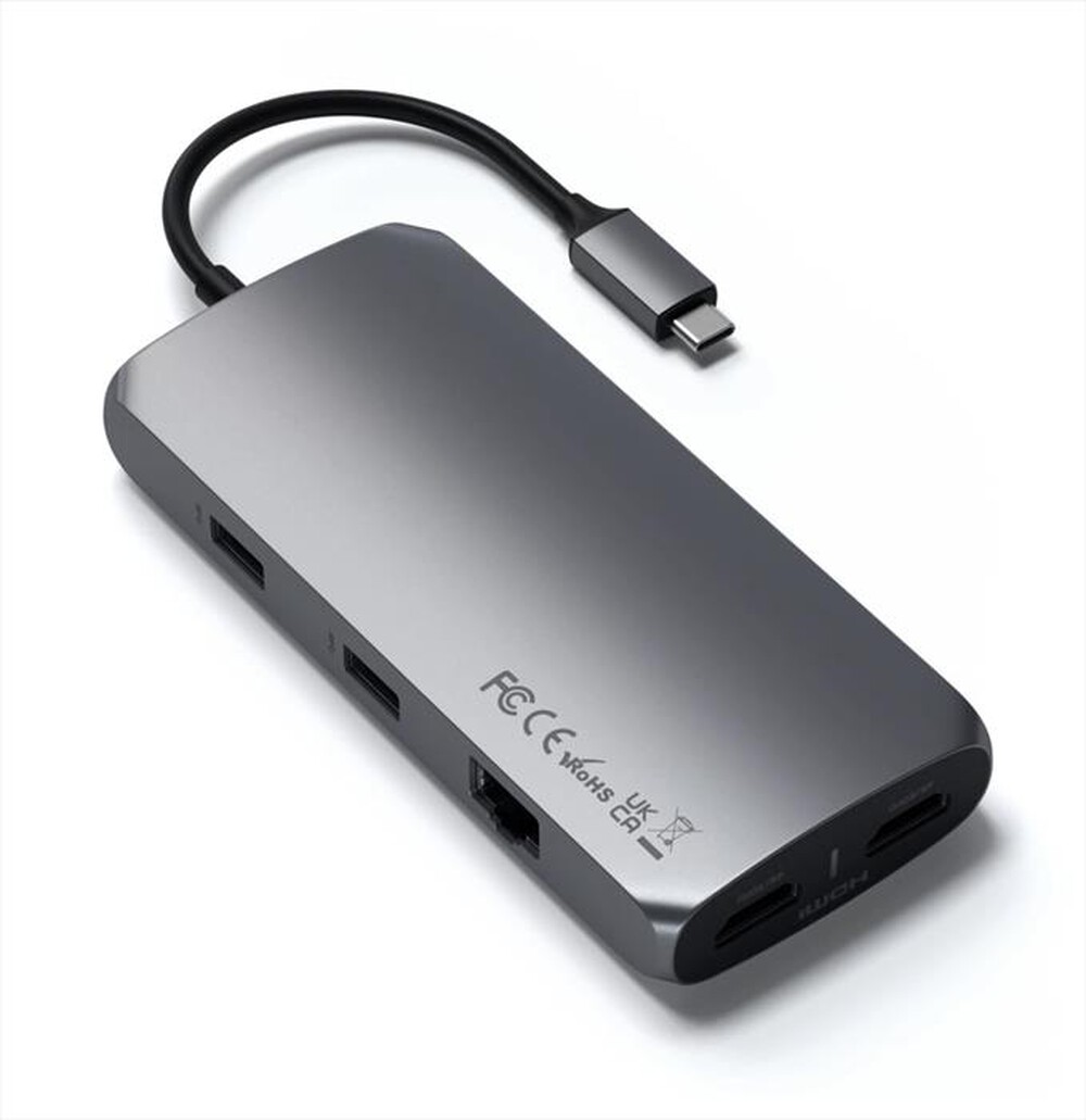 "SATECHI - USB-C MULTIPORT MX ADAPTER-grigio"