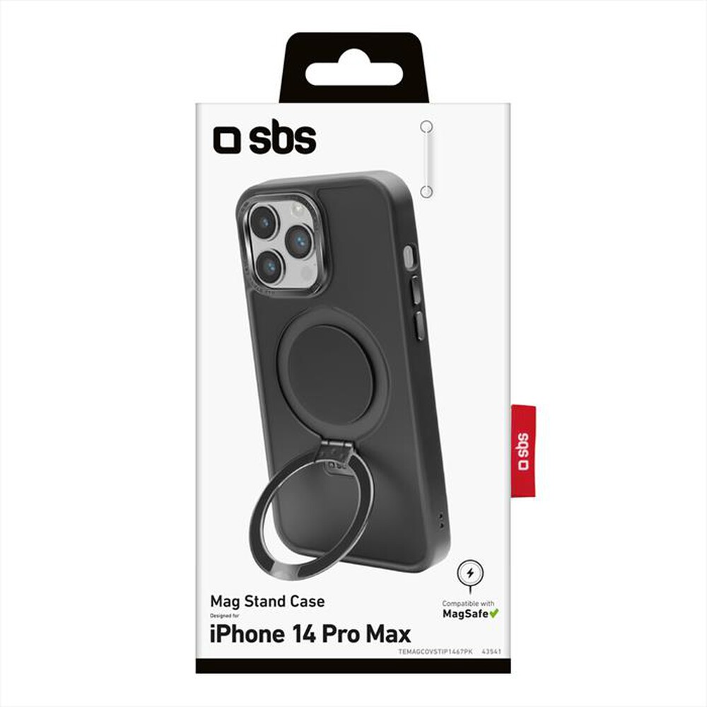 "SBS - Cover MagSafe TEMAGCOVSTIP1467PK iPhone 14 Pro Max-Nero"