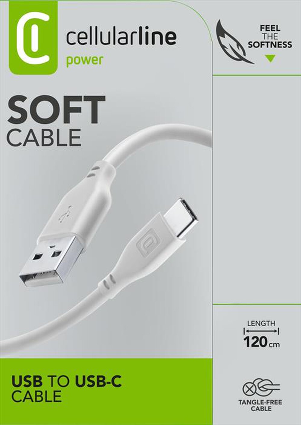 CELLULARLINE - USBDATASOFTUSBCD-Grigio