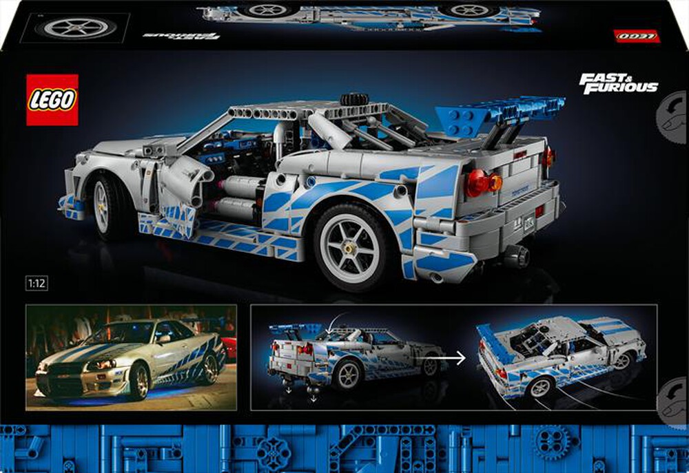 "LEGO - AUTO NISSAN SKYLINE GT-R (R34) 2 FAST 2 FURIOUS-,"