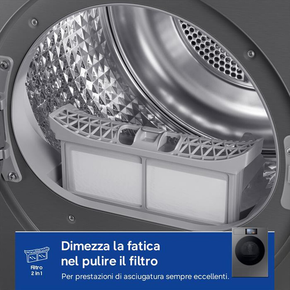 Immagine del prodotto SAMSUNG - Asciugatrice DV90F09F4SU3 9Kg Classe A-Nero