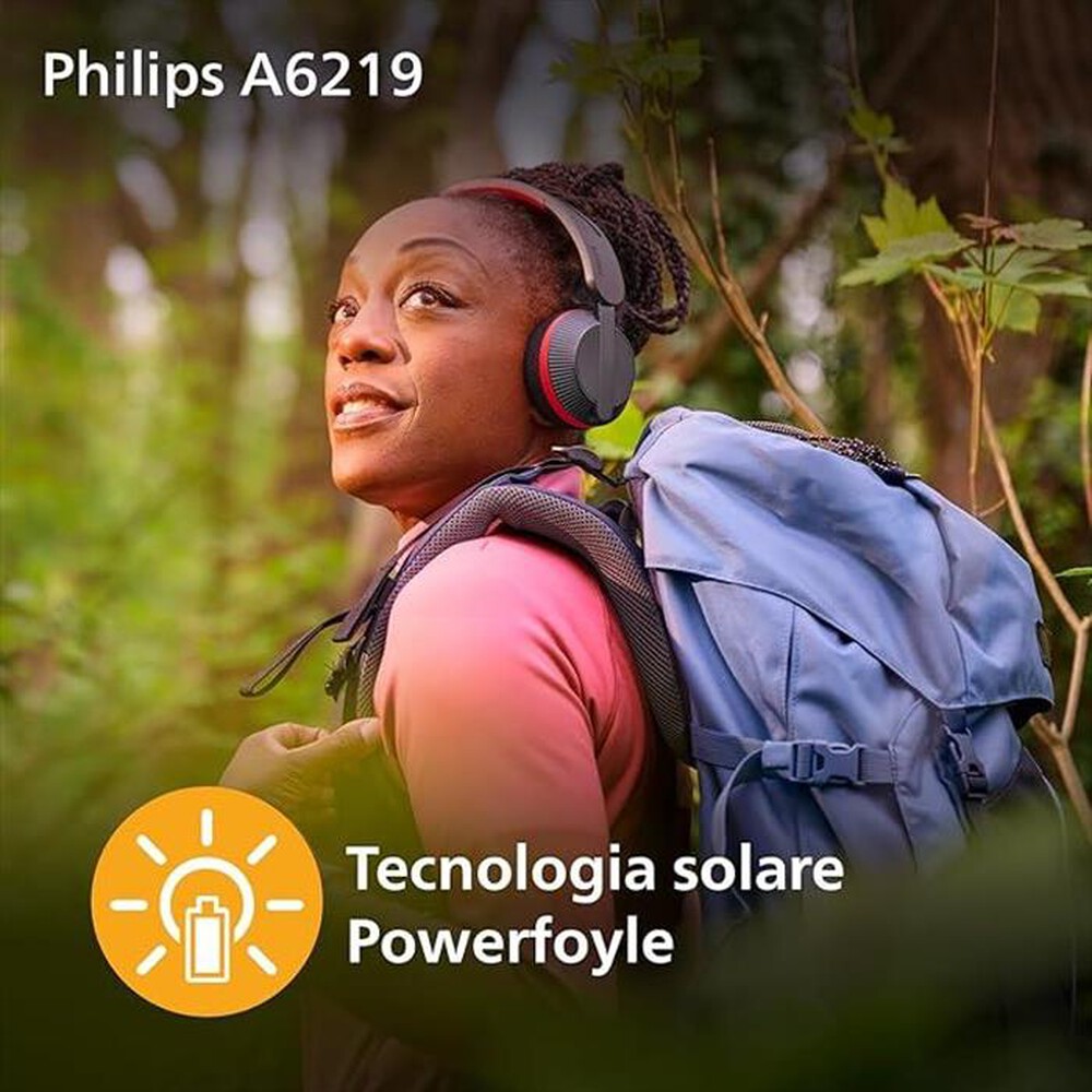 "PHILIPS - Cuffie a padiglione chiuso TAA6219BK/00-Black"