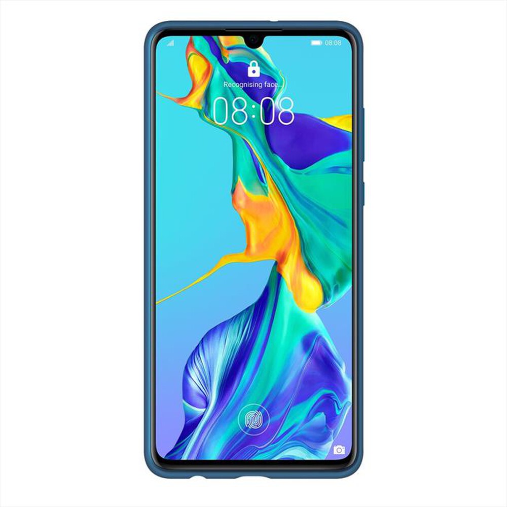 "HUAWEI - P30 Silicone Car Case-BLU"