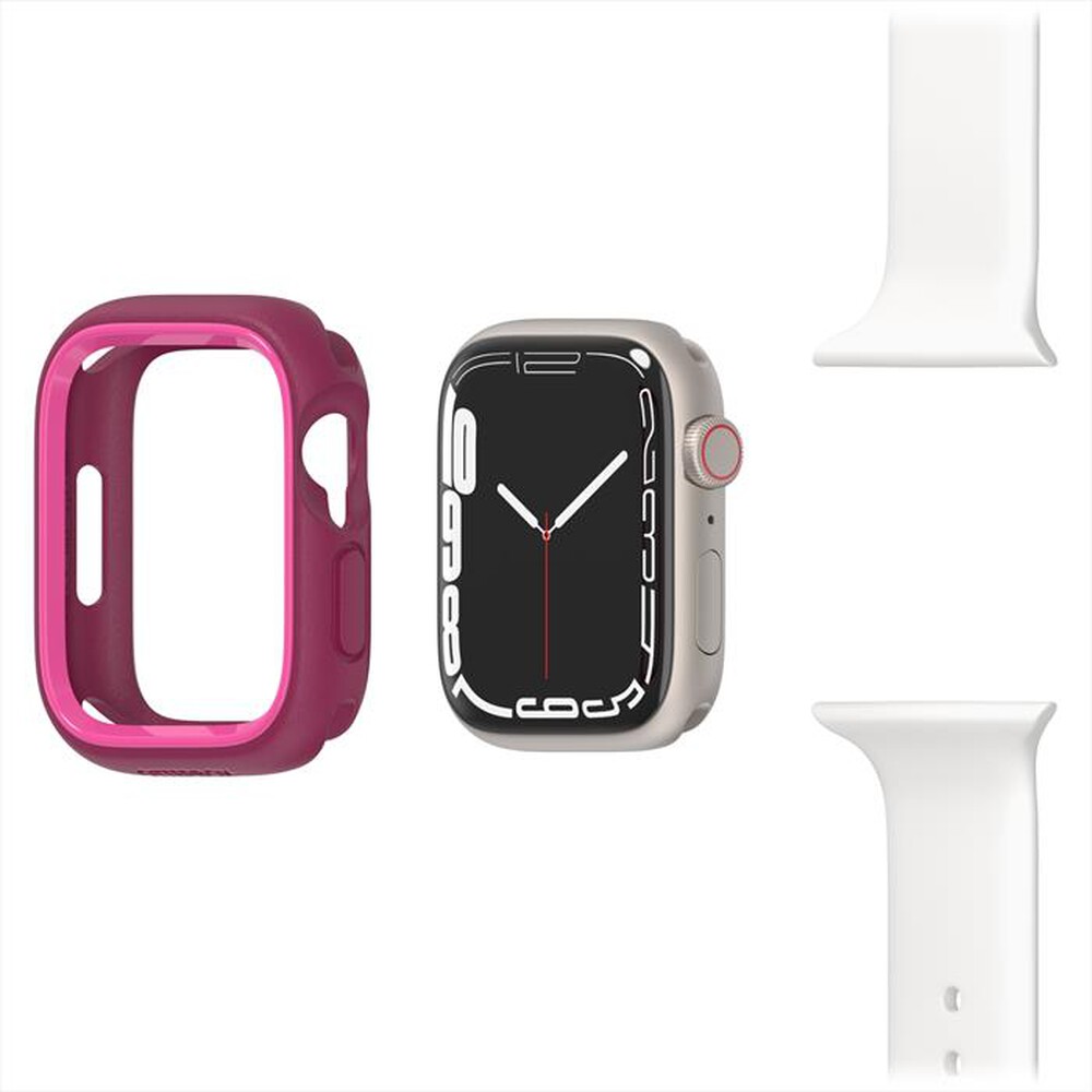 "OTTERBOX - EXO EDGE CUSTODIA PER APPLE WATCH SERIE 9/8/7 45MM-Rosa"