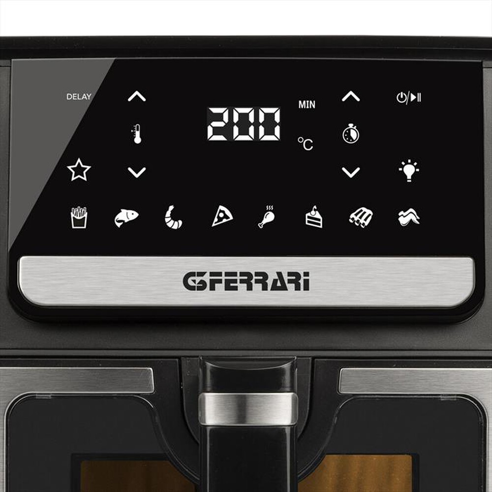Immagine del prodotto G3FERRARI - Friggitrice ad aria G10207-Nero / Argento