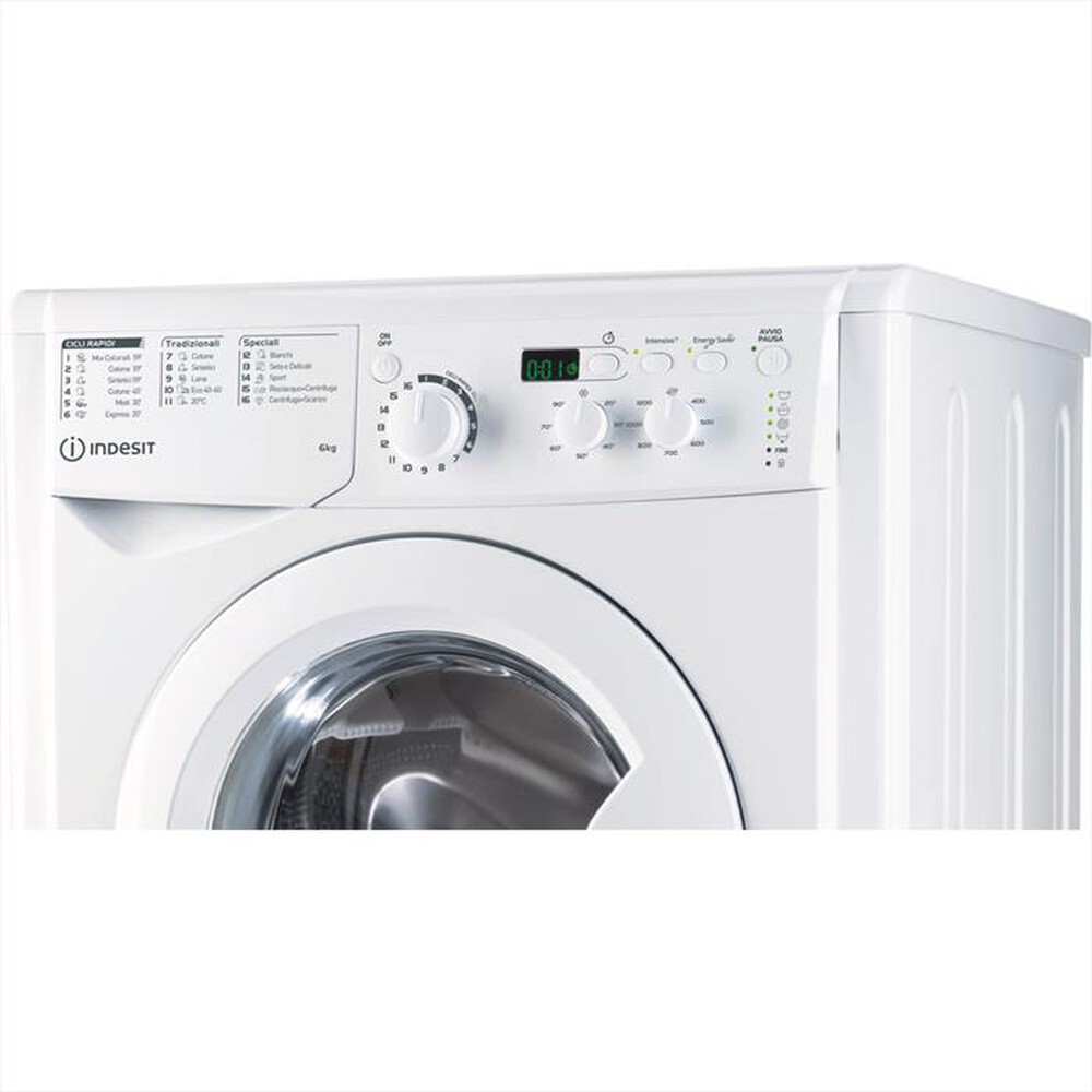 "INDESIT - Lavatrice slim EWSD 61251 W IT N 6 Kg Classe F-Bianco"